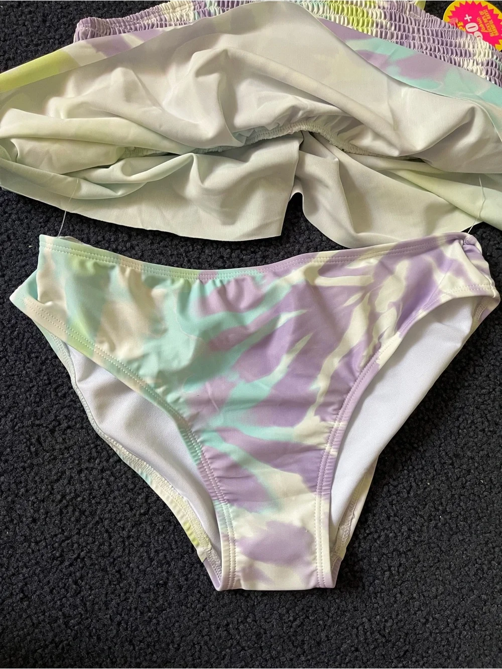 The Children's Place Pastel Girls Two Piece Tankini Swimsuit w UPF 50